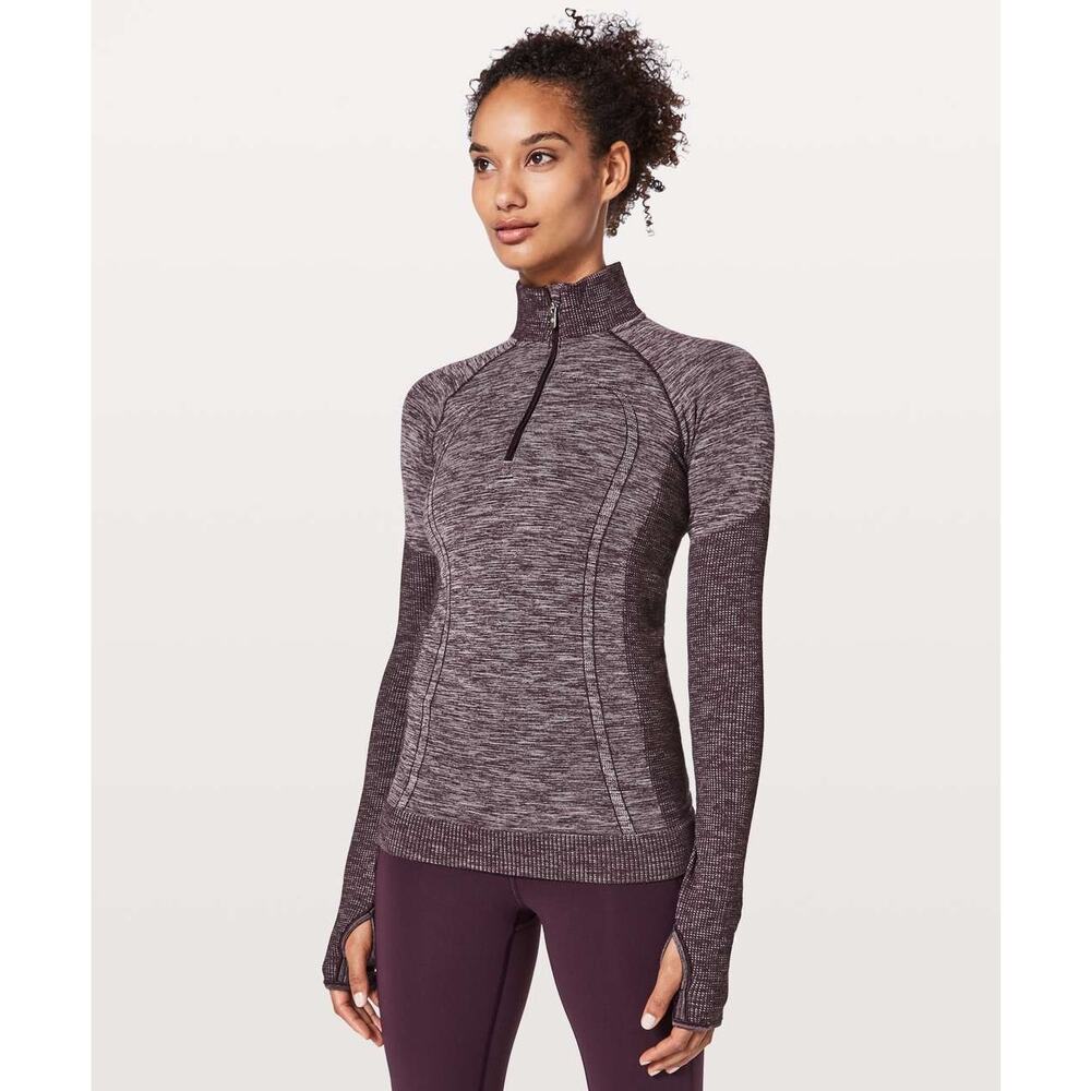 Lululemon Swiftly Wool 1/2 Zip size 8